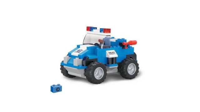 Sluban special police m38-b0183 s.w.a.t. attack politie auto 121-delig afbeelding