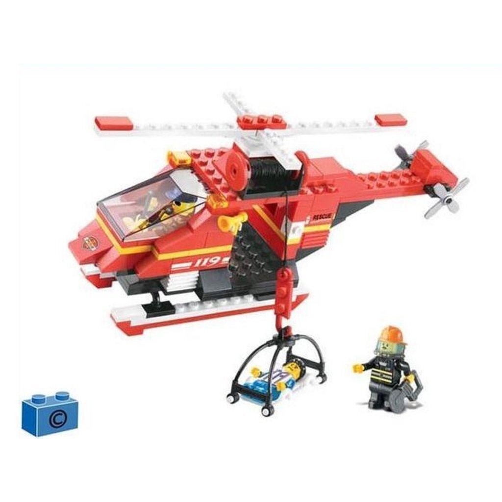 Sluban fire alarm brandweer helikopter afbeelding