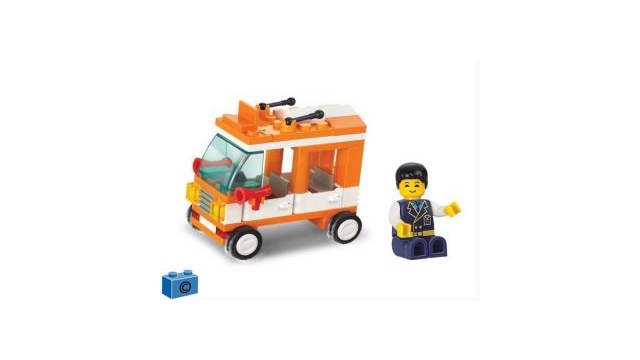 Sluban city motors m38-b0179 busje 72-delig afbeelding