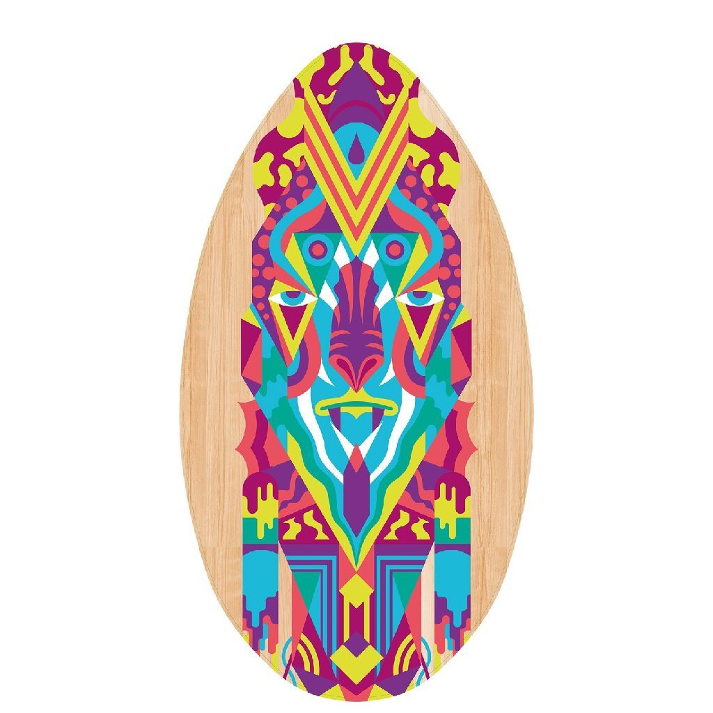 SportX houten skimboard inca 94 cm afbeelding