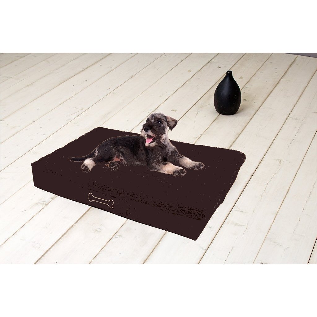 Sun Garden buddy orthopedisch hondenkussen 72x50x8cm donkerbruin