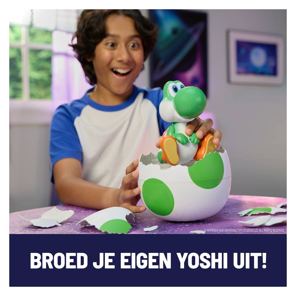 Super Mario Hatching Yoshi + Licht en Geluid
