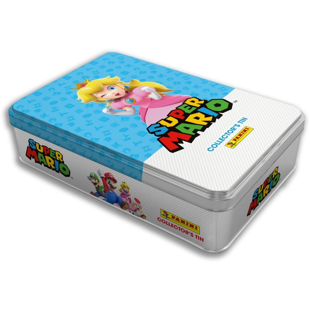 Super Mario Sticker Tin Box Trading Cards Assorti