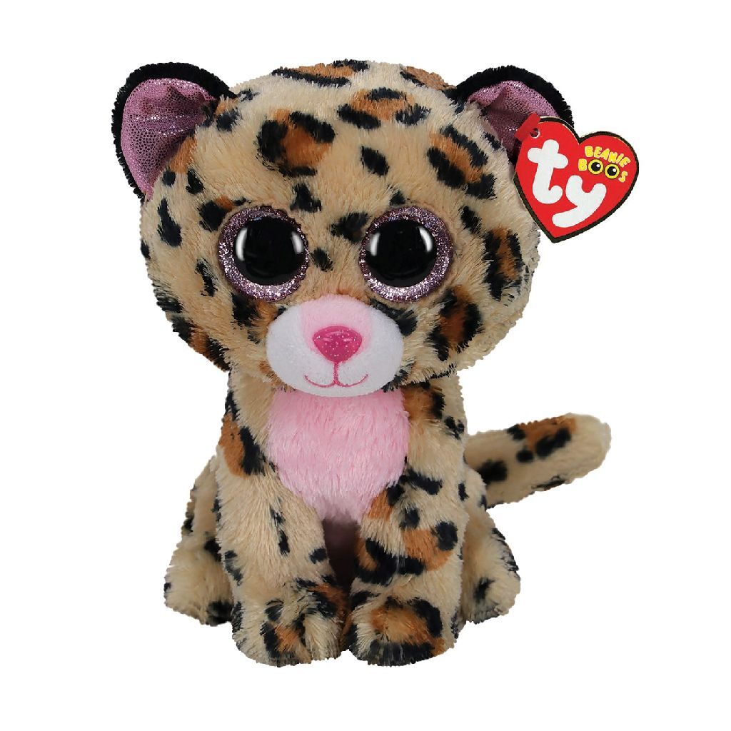Ty Beanie buddy livvie leopard, 24cm