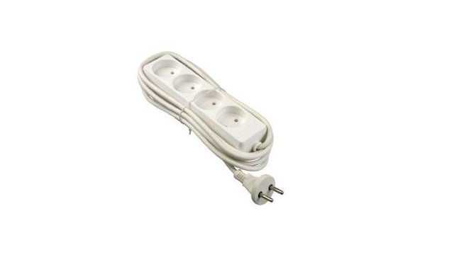 VB 41122 tafelcontactdoos 4-voudig z-ra 2x1.5mm afbeelding
