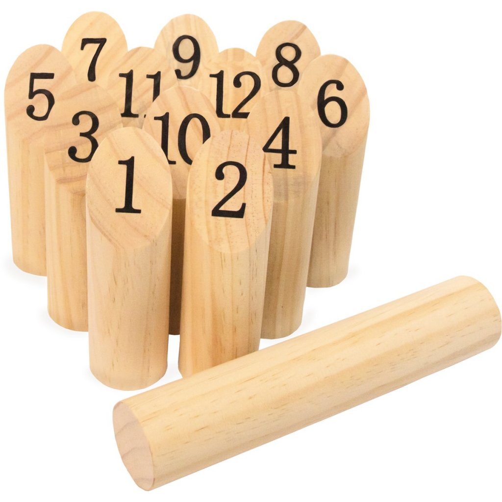 Wahu Houten Number Kubb Spel