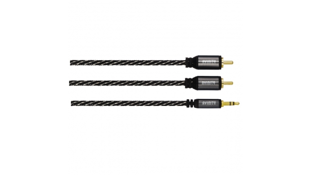 Avinity Audiokabel 2 Cinch-stekkers - 3,5-mm-jack Stereo 0,5 M