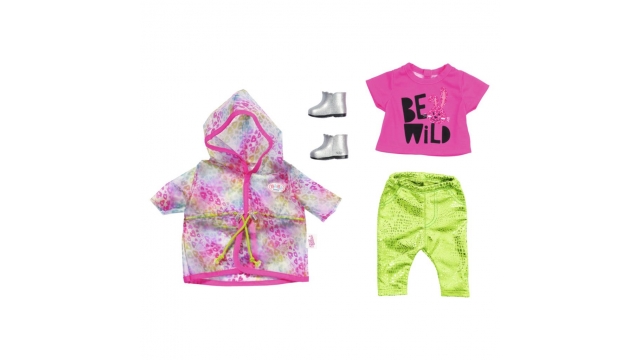 Baby Born Trendy Regenboog-Outfit 6-delig