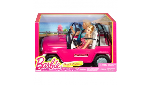 Barbie Beach Cruiser met Barbie en Ken