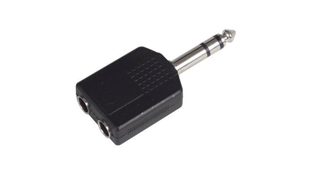 Basic Adapter 2x6.3(f)-6.3(m) Stereo