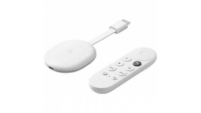 Google Chromecast Digitaler Multimedia-Receiver met Google TV Wit