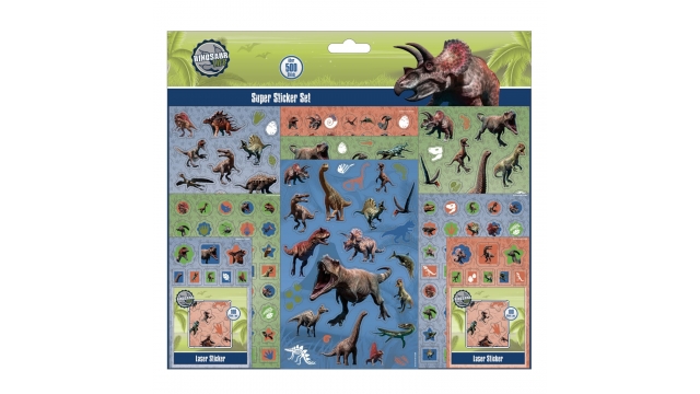 Stickerset Dinosaurus 500+ Stickers