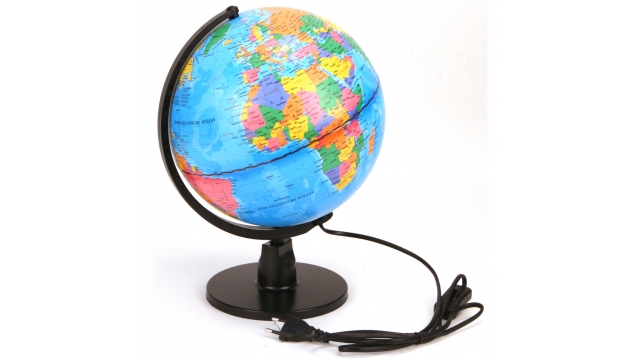 Globe met LED Licht Nederlands 25 cm