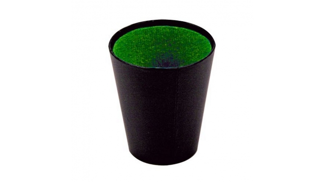 Dobbelbeker 9 cm Zwart/Groen