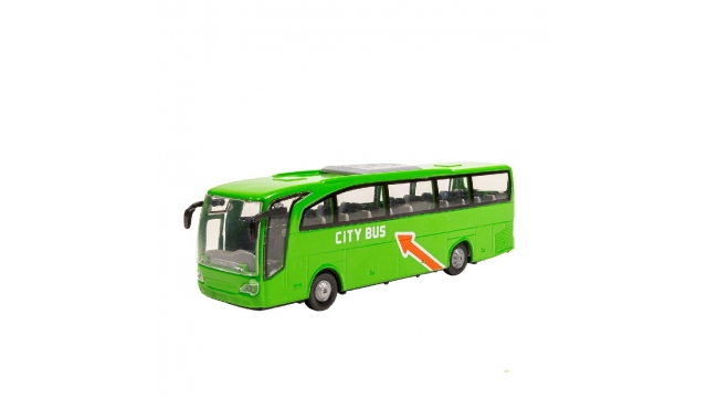 City Die-Cast Travel Bus Groen