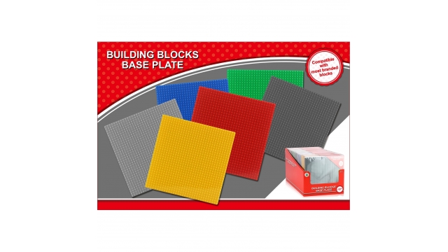 Building Blocks Grondplaat 25.5x25.5 cm Display 36 Stuks