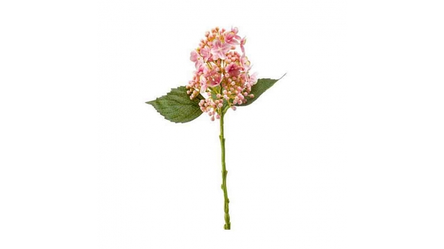 Kunstbloem Hortensia 38 cm Roze