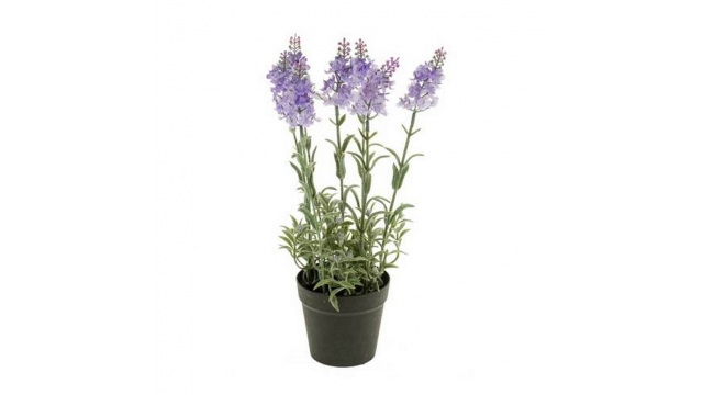 Kunstbloem Lavendel in Pot 28x9 cm