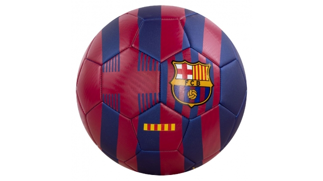 FC Barcelona Voetbal Maat 5 Blauw/Bordeauxrood