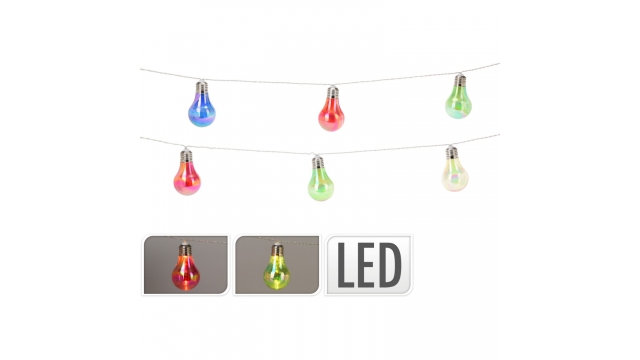 LED Feestverlichting 10 Lampjes Multicolor
