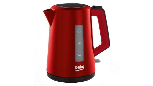 Beko WKM4226R Waterkoker 1.7L 2200W Rood/Zwart