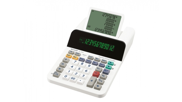 Citizen SH-EL1501 Calculator Sharp EL1501 Wit Desk 12 Digit