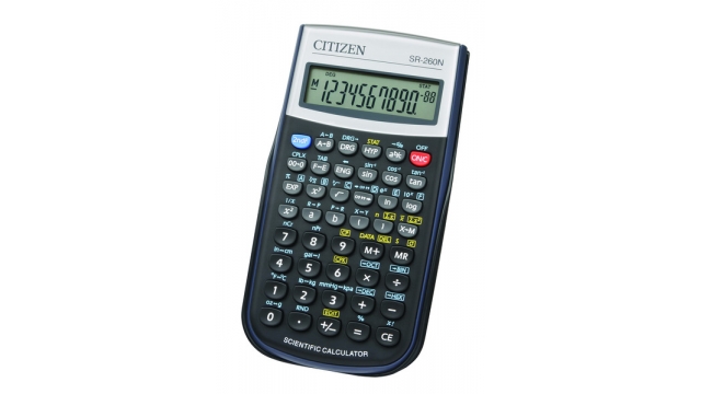 Citizen CI-SR260N Calculator Wetensch. SR260N Cool4School Black