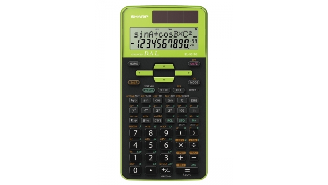 Citizen SH-EL531TGGR Calculator Sharp EL531TGGR Zwart-groen Wetenschappelijk