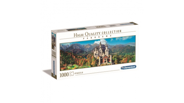 Clementoni High Quality Collection Panorama Puzzel Neuschwanstein 1000 Stukjes