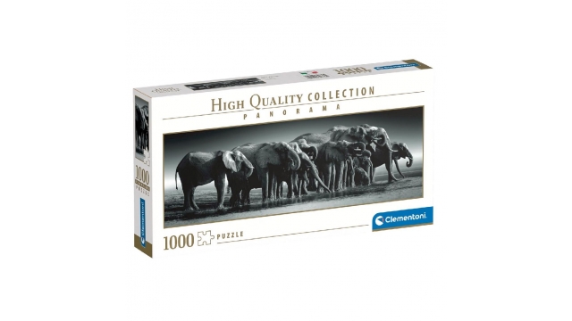 Clementoni High Quality Collection Panorama Puzzel Herd of Giants 1000 Stukjes