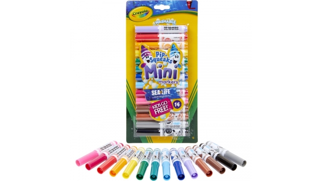 Crayola Pipsqueak Uitwasbare Mini Stiften 14 Stuks