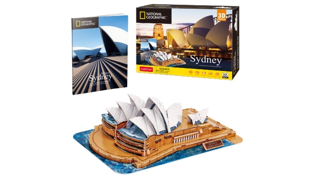 Cubic Fun National Geographic 3D Puzzel Opera House Sydney 86 Stukjes