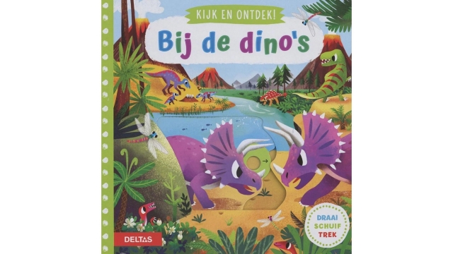 Deltas Boek Kijk en Ontdek Bij de Dino's