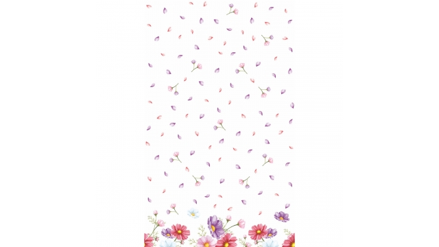 Duni Papieren Tafellaken Blooms 138x220 cm