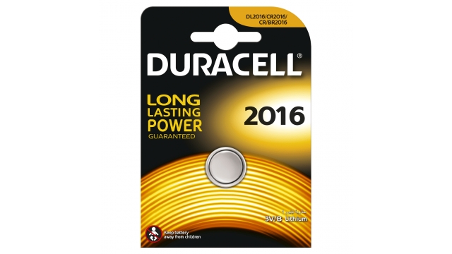 Duracell CR2016 Knoopcel Batterij