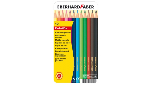 Eberhard Faber EF-514813 Kleurpotloden Classic Metaaletui A 12 Stuks