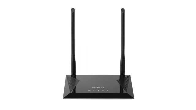 Edimax BR-6428NS V5 Draadloze Router N300 2.4 Ghz 10/100 Mbit / 10 Gigabit Zwart