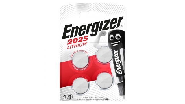 Energizer 53541536005 Lithium Cr2025 4-blister