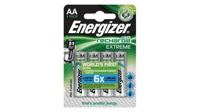Energizer EN-EXTRE2300B4 Oplaadbare Nimh Batterij Aa 1.2 V Extreme 2300 Mah 4-blister