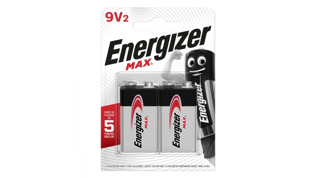 Energizer 53542653305 Alkaline Batterij 9v 2-blister