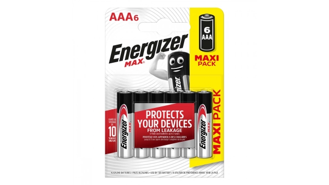 Energizer 53542675505 Alkaline Batterij Aaa Max 6-blister