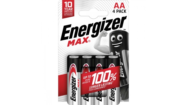 Energizer EN-NMAXAA4 Alkaline-batterij Aa 1.5 V Dc 4-blister