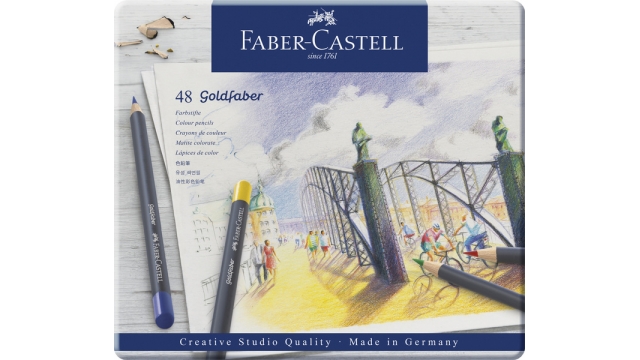 Faber Castell FC-114748 Kleurpotlood Faber-Castell Goldfaber Etui à 48 Stuks
