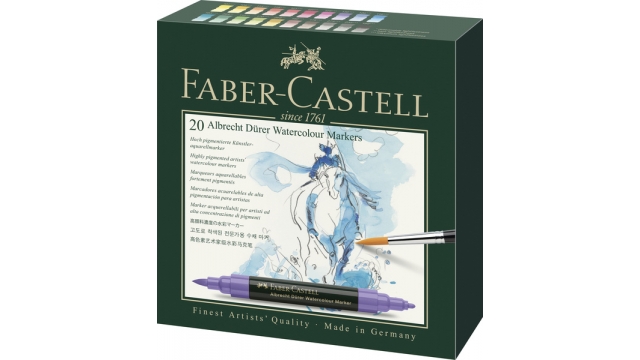 Faber Castell FC-160320 Aquarel Marker Albrecht Dürer Doos met 20 Stuks