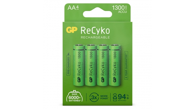GP Recyko Gp Oplaadbaar Batterij Aa A4 1300mah