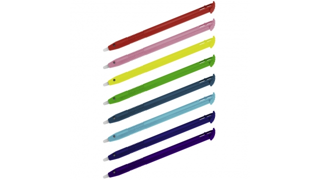 Hama Stylussen Voor New 3DS XL Set Van 8 Regenboogkleuren
