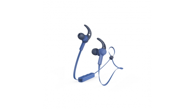 Hama Bluetooth®-koptelefoon Connect In-ear Micro Ear-hook Blauw