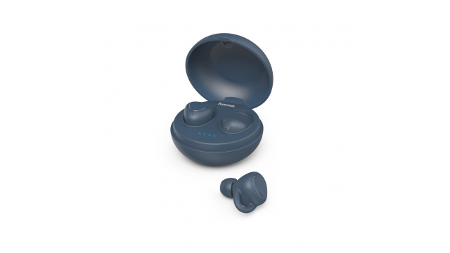 Hama Bluetooth®-koptelefoon LiberoBuds In-ear,full Wireless,oplaadstat.,blauw