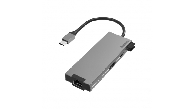 Hama USB-C-hub Multiport 5-poorts 2x USB-A USB-C HDMI™ LAN/ethernet