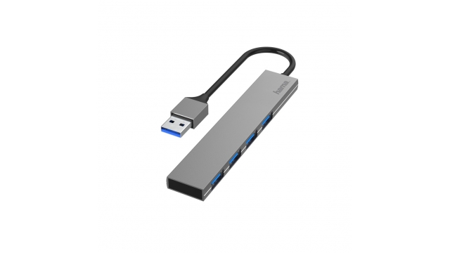 Hama USB-hub 4-poorts USB 3.0 5 Gbit/s Alu Ultra Slim